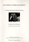 Buchcover Eine Stimme aus sieben Einsamkeiten - Der Philosoph Friedrich Wilhelm Nietzsche