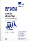 Buchcover Münchener Kolloquium 2003 – Grenzen überwinden
