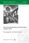 Buchcover Die Universität München im Dritten Reich