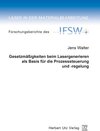Buchcover Gesetzmäßigkeiten beim Lasergenerieren als Basis für die Prozesssteuerung und -regelung