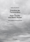 Buchcover Grautöne der Transzendenz bei Peter Handke und Martin Walser