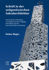 Buchcover Schrift in der zeitgenössischen Sakralarchitektur