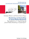 Buchcover Monitoring und Controlling im Social Media Marketing