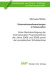 Buchcover Unternehmensbewertungen in Krisenzeiten