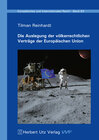 Buchcover Die Auslegung der völkerrechtlichen Verträge der Europäischen Union