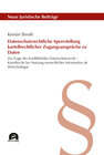 Buchcover Datenschutzrechtliche Sperrstellung kartellrechtlicher Zugangsansprüche zu Daten