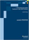 Buchcover Potenziale des dualen Studiums in den MINT-Fächern / utzverlag