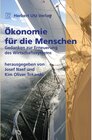Buchcover Ökonomie für die Menschen / utzverlag