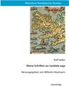 Buchcover Kleine Schriften zur Laxdoela saga / utzverlag
