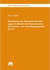 Buchcover Beteiligung des Deutschen Bundestages im Bereich der Gemeinsamen Sicherheits- und Verteidigungspolitik der EU / Reihe Po