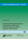 Buchcover Transmissionselektronenmikroskopische Untersuchungen zur Klärung des Kristallisationsverhaltens polymer-abgeleiteter SiC