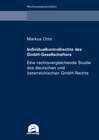 Buchcover Individualkontrollrechte des GmbH-Gesellschafters – eine rechtsvergleichende Studie des deutschen und österreichischen G