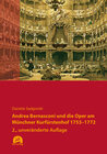 Buchcover Andrea Bernasconi und die Oper am Münchner Kurfürstenhof 1753–1772