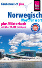 Buchcover Reise Know-How Sprachführer Norwegisch - Wort für Wort plus Wörterbuch: Kauderwelsch Band 30+