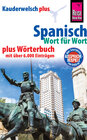 Buchcover Reise Know-How Sprachführer Spanisch - Wort für Wort plus Wörterbuch mit über 6.000 Einträgen: Kauderwelsch-Band 16+