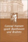 Buchcover Conrad Hansen spielt Beethoven und Brahms
