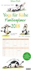 Buchcover Yoga für Kühe Familienplaner 2018 - Wandkalender - Familienkalender mit 6 Spalten - Format 22 x 49 cm