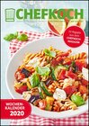 Buchcover Chefkoch Wochenkalender 2020 – Küchen-Kalender mit 53 Rezepten – Format 21,0 x 29,7 cm – Spiralbindung