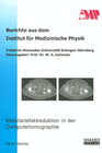 Buchcover Metallartefaktreduktion in der Computertomographie