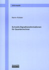 Buchcover Schnelle Signaltransformationen für Quantenrechner