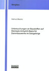 Buchcover Untersuchungen an Baustoffen auf Steinsalz-Anhydrit-Basis für Dammbauwerke im Salzgebirge