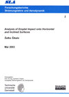 Buchcover Analysis of Droplet Impact onto Horizontal and Inclined Surfaces