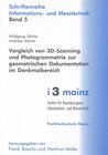 Buchcover Vergleich von 3D-Scanning und Photogrammetrie zur geometrischen Dokumentation im Denkmalbereich