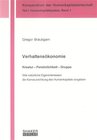 Buchcover Verhaltensökonomie. Kreatur – Persönlichkeit – Gruppe