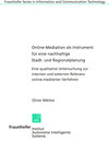 Buchcover Online-Mediation als Instrument für eine nachhaltige Stadt- und Regionalplanung