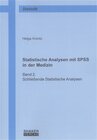 Buchcover Statistische Analysen mit SPSS in der Medizin