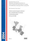 Buchcover Infektionsepidemiologischer Bericht über meldepflichtige Krankheiten in Schleswig-Holstein für das Jahr 2004