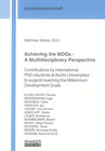 Buchcover Achieving the MDGs - A Multidisciplinary Perspective