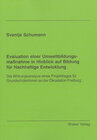 Buchcover Evaluation einer Umweltbildungsmaßnahme in Hinblick auf Bildung für Nachhaltige Entwicklung