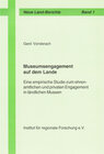 Buchcover Museumsengagement auf dem Lande