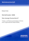 Buchcover WerteCluster 2006 – Was bewegt Deutschland?