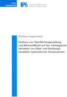 Buchcover Einfluss von Oberflächengestaltung und Werkstoffwahl auf das tribologische Verhalten von Gleit- und Dichtungskontakten h