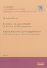 Buchcover Effizienz und Gerechtigkeit im System der Rehabilitation
