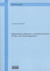 Buchcover Mathematik im Bachelor- und Diplomstudium für Bio- und Chemieingenieure