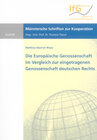 Buchcover Die Europäische Genossenschaft im Vergleich zur eingetragenen Genossenschaft deutschen Rechts