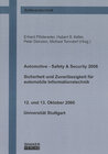 Buchcover Automotive - Safety & Security 2006 – Sicherheit und Zuverlässigkeit für automobile Informationstechnik