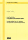 Buchcover Das Recht der Europäischen Gemeinschaft