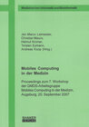 Buchcover Mobiles Computing in der Medizin
