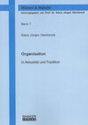 Buchcover Organisation