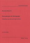 Buchcover Demoskopie als Demagogie