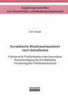 Buchcover Europäische Missbrauchsaufsicht nach AstraZeneca