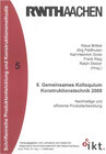 Buchcover 6. Gemeinsames Kolloquium Konstruktionstechnik 2008