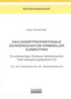Buchcover Das unwertproportionale Schwerequantum krimineller Ausbeutung