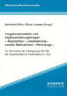Buchcover Vorgehensmodelle und Implementierungsfragen – Akquisition - Lokalisierung - soziale Maßnahmen - Werkzeuge –