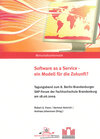 Buchcover Software as a Service – ein Modell für die Zukunft?