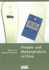 Buchcover Produkt- und Markenpiraterie in China